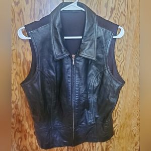 Womans Wilson Leather Vest size xl
